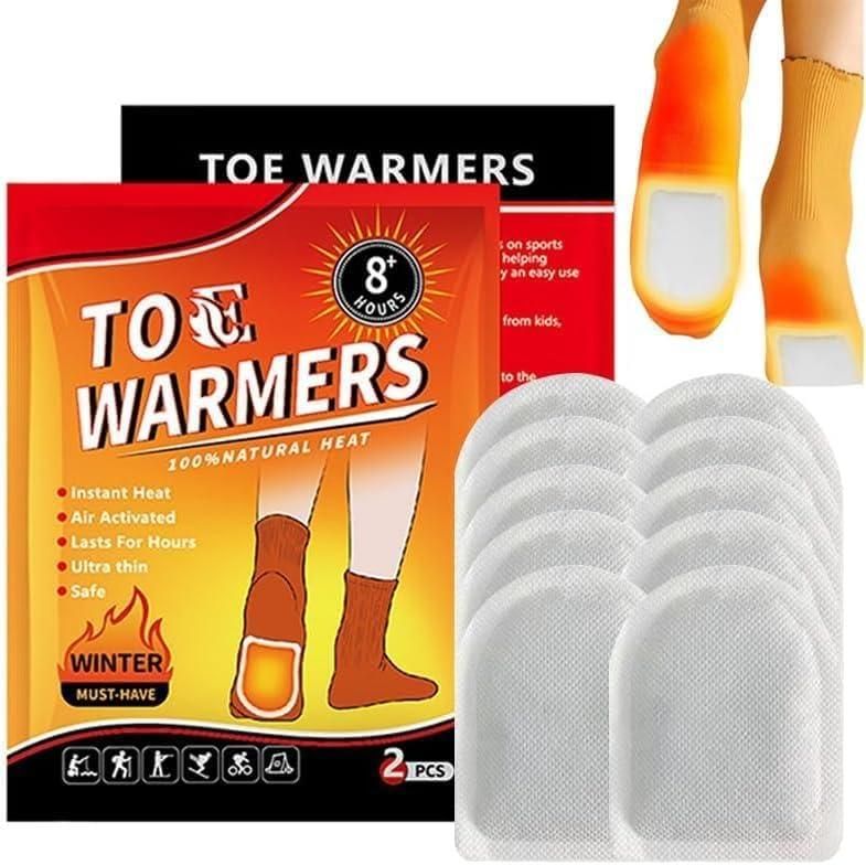 Toe & Foot Warmers, Body Heat Patches & Insole Warmer - 2 Pieces