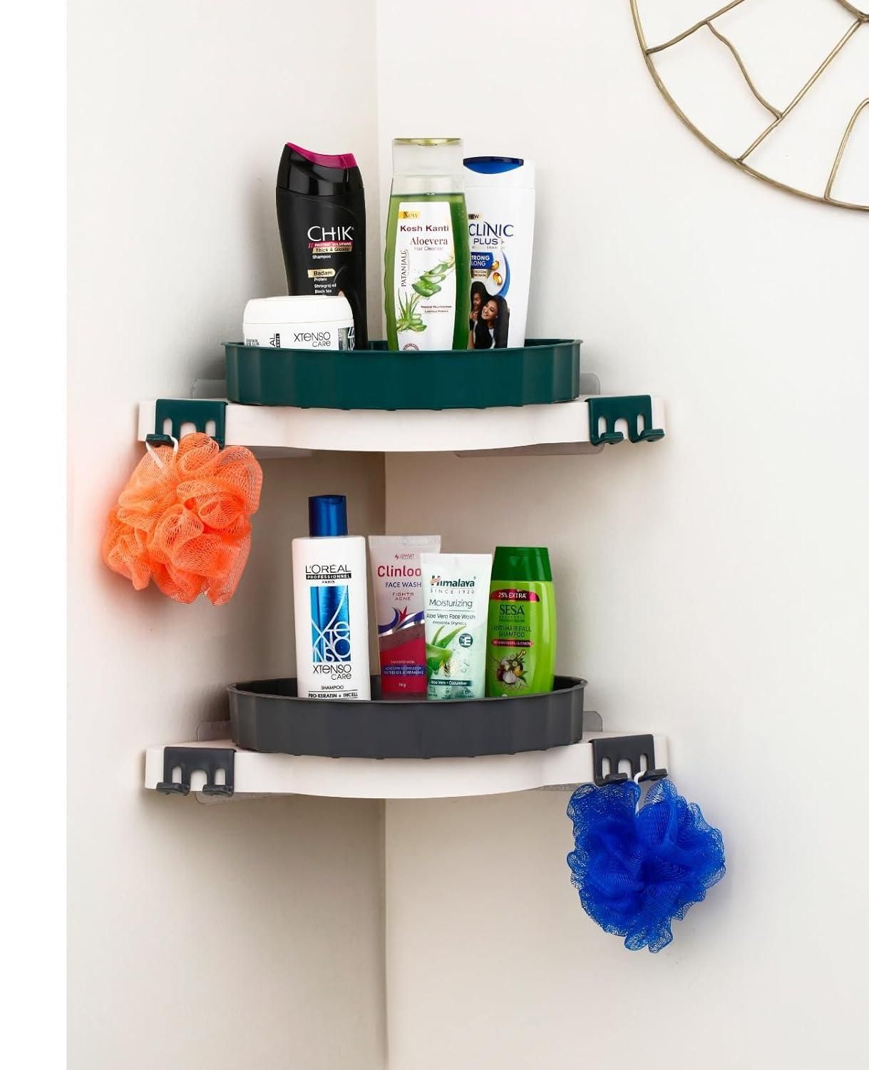 360 Triangular Rotating Corner Shelf
